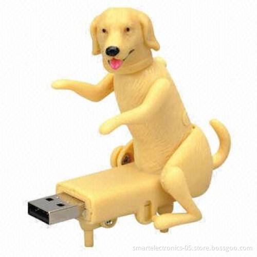 Dog-shaped USB flash drives